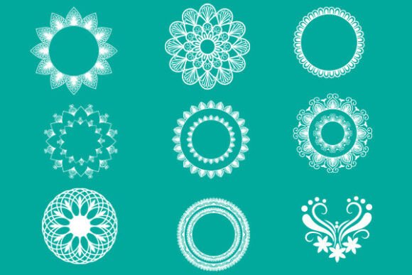 Boho Mandala Graphics for Local Business Branding