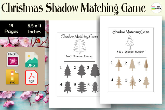 Christmas Shadow Matching Game – KDP