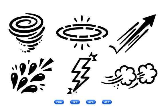 Comic Weather SVG Elements: Graphics and Crafts in Action