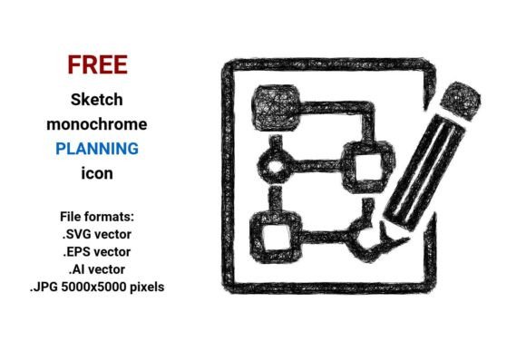 FREE Sketch Planning Icon: Graphics Freebies for Crafters