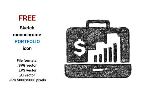 FREE Sketch Portfolio Icon: Graphics Freebies for Crafters