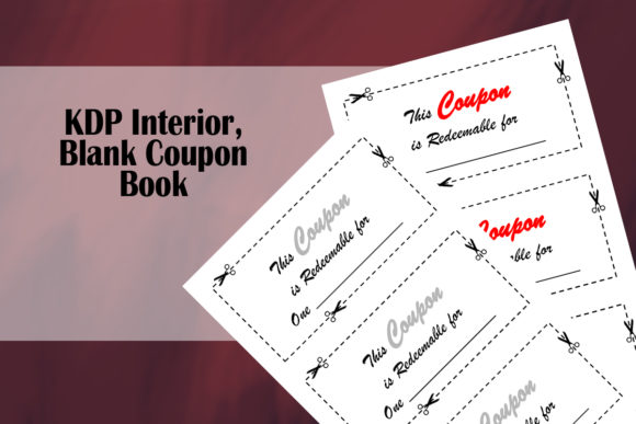 KDP Interior Blank Coupon Book: Graphics for Kdp Interiors