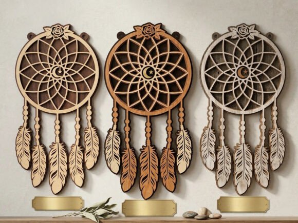 Laser Cut Dreamcatcher Sign for Home Decor
