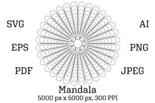 Mandala 04: KDP Interiors Graphic Design Asset
