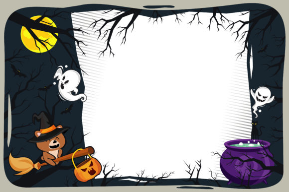 Night of Halloween KDP Daily Planner: Graphics for Kdp Interiors