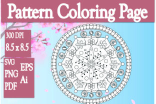 Pattern Coloring Page: Graphics for KDP Interiors