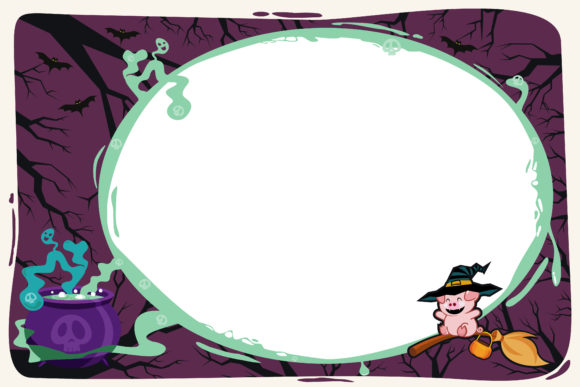 Scary Halloween KDP Daily Notes Template: Graphics for Kdp Interiors