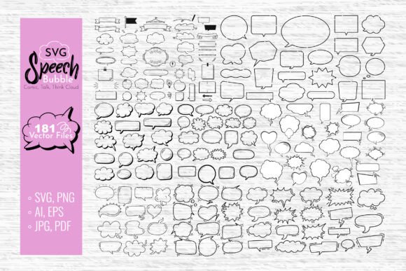 Speech Bubble Comic: Graphics & Crafts for Branding